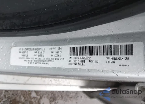 2010 Chrysler Sebring Touring z USA, uszkodzony, nr VIN 1C3CC4FB5AN128652